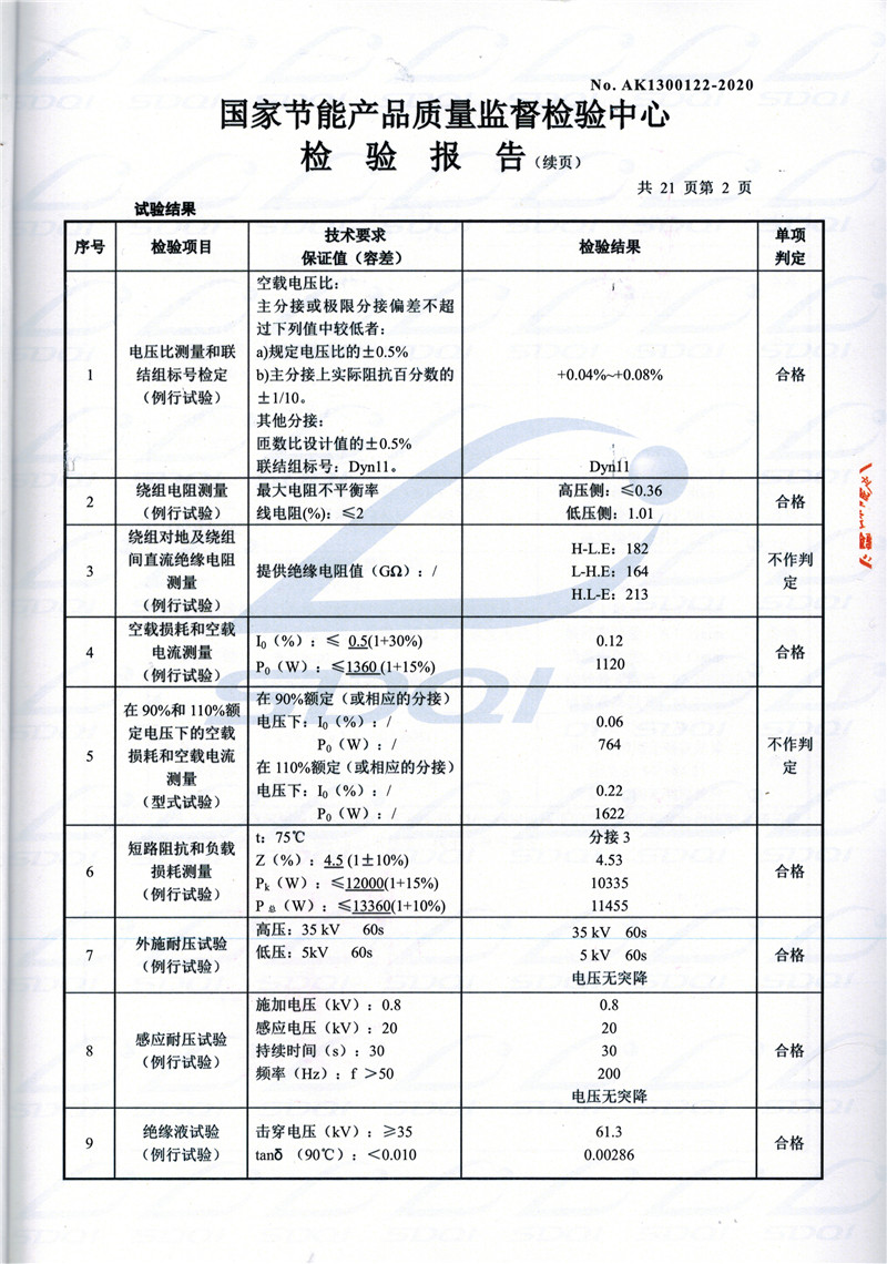 高低压试验报告-S11-1250灵寿灵寿灵寿油浸式变压器-2.jpg